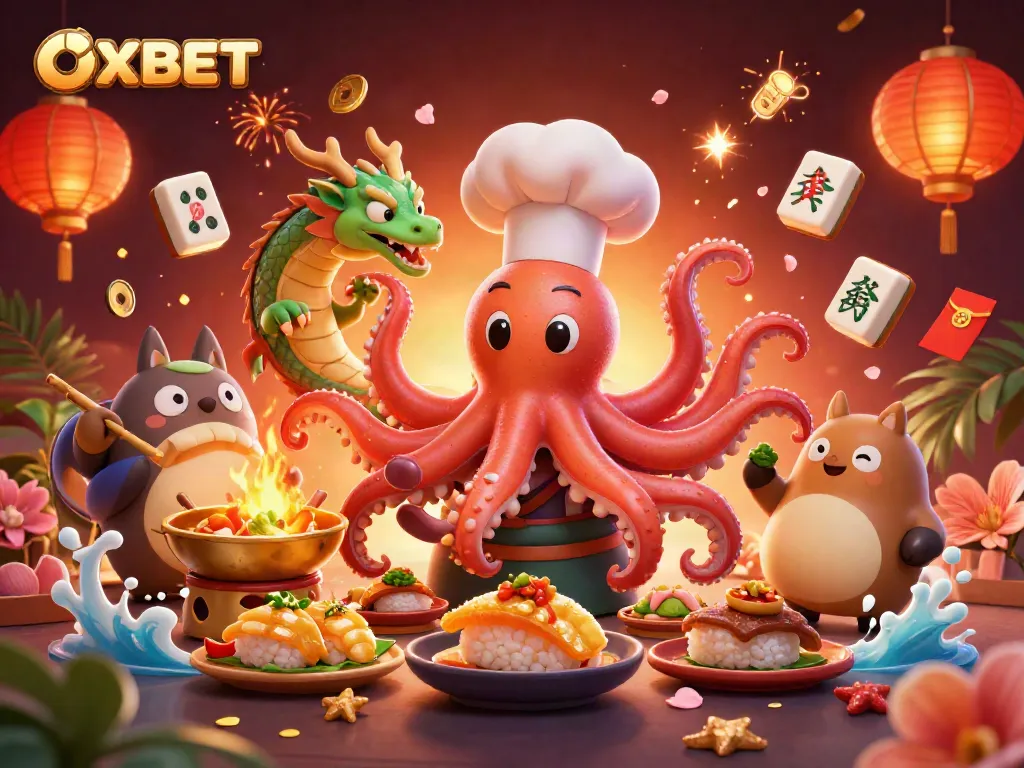 Experience OXBET casino excitement with cartoon characters in dynamic gaming action.
